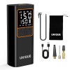 UN1QUE PT600 Cordless Tyre inflator for Car and Bike,150 PSI,6000 mAh Car Air Pump with LED Flash Light,Digital Display