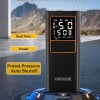 UN1QUE PT600 Cordless Tyre inflator for Car and Bike,150 PSI,6000 mAh Car Air Pump with LED Flash Light,Digital Display