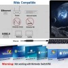 USB 3.0 to Ethernet Adapter, Driver Free 10/100/1000 Mbps Network RJ45 LAN Wired Gigabit Ethernet Adapter