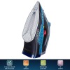 USHA Aqua Glow 2000 watts Steam Iron with Innovative Led Indicator | Ceramic Soleplate |Powerful Steam Output upto 20gm/min (Blue)