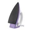 USHA Armor 1100 watts Dry Iron with Shock Proof Plastic Body | Single Coat Black Non Stick Soleplate for Longer Durability|(Purple & White)