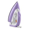 USHA Armor 1100 watts Dry Iron with Shock Proof Plastic Body | Single Coat Black Non Stick Soleplate for Longer Durability|(Purple & White)