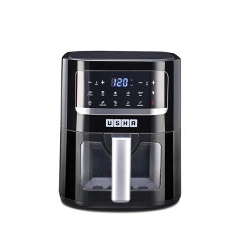 USHA Ichef Smart Air Fryer 4.5L,10 In 1 Functions10 Preset Menu|Digital Display&Touch Panel