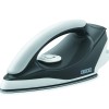 USHA Plastic Usha Aurora 1000Watt Dry Iron with Innovative Tail Light Indicator|Black Non Stick Soleplate for Longer Durability (Grey & White)