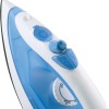 USHA Steam Pro SI 3713, 1300 W Steam Iron, Powerful Steam Output Up to 18 G/Min, Non-Stick Soleplate (White & Blue)