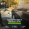 Dylect® Ultra Flow Plus High Pressure Car Washer, 1900W Motor, 140 Bar Pressure, 6.5L/Min Flow Rate