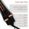 Urban yog MakeMeeBold 3-in-1 Hot Air Brush| 1.5-inch Barrel | Hair Dryer Hair Straightener Volumizer Blow Dryer Styling