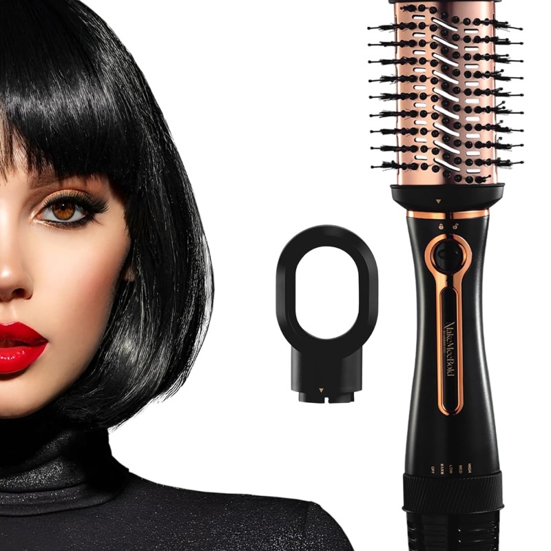 Urban yog MakeMeeBold 3-in-1 Hot Air Brush| 1.5-inch Barrel | Hair Dryer Hair Straightener Volumizer Blow Dryer Styling