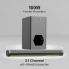 VW Hunter Bar | 160W Soundbar | 2.1 Channel Home Theatre | Deep Bass from 6.5” Subwoofer | Multiple Connectivity (Black)