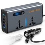 Vantro 200W Car Power Inverter/Laptop Charger with 3 USB (6.2A Max) & 1 C Type(1 * 27WPD) Smart USB Ports, 2 AC Universal