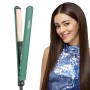 Vega Salon Smooth Hair Straightener for Women with Ceramic Coated Plates, Quick Heatup & Travel Friendly, Travel Lock, Suitable for All Hair Types, 1 Year Warranty, Green (VHSH-42)