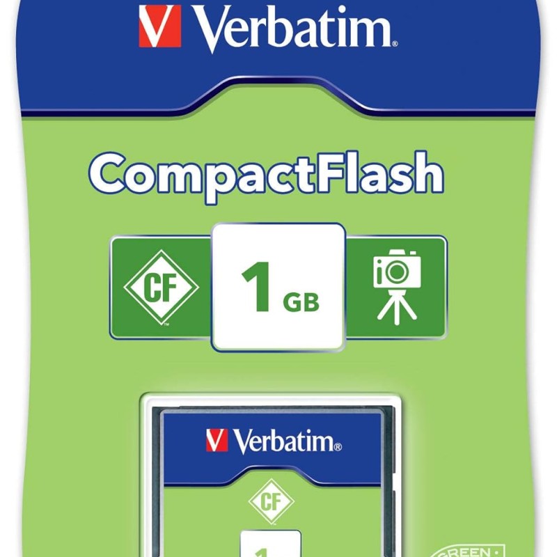 Verbatim 47010 1GB Compact Flash CF Card for CNC Machine