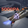 WOSCHER AutoVac Portable Car Vacuum Cleaner |110W | 5000PA Suction Power | Powerful Handheld Vacuums for Deep Cleaning Black