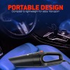 WOSCHER Prime Car Vacuum Cleaner 12V High Power 120W Handheld Portable Car Vacuum for Deep Cleaning (Black)