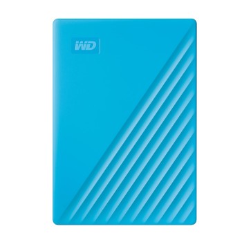 Western Digital WD 2TB My Passport Portable Hard Disk Drive, USB 3.0 with Automatic Backup, 256 Bit AES Hardware External HDD-Blue
