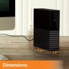 Western Digital WD 8TB My Book Desktop External Hard Disk Drive-3.5Inch, USB 3.0 with Automatic Backup,256 Bit AES Hardware Encryption,Password Portable HDD