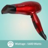 HairKraft HKD1650 Hair Dryer (1600 W, Red)