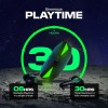 Wings Phantom Truly Wireless in Ear Earbuds with LED Battery Indiacator 50ms Low Latency 40Hrs Playtime, MEMS with Mic.