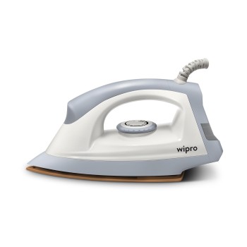 Wipro GD207Automatic Electric Dry Iron 1200 Watt With Large LED Indicator | Large Soleplate|Anti Bacterial German Weilburger
