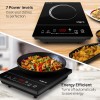 Wipro Vesta CIC202 2000 Watt Induction Cooktop with Feather Sensor and Crystal Glass Plate|10 inbuilt Indianized Pre set menus