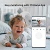 XIAOMI MI Wireless Home Security Camera 2i 2022 Edition | Full HD Picture | 360 View | 2MP | AI Powered Motion Detection White