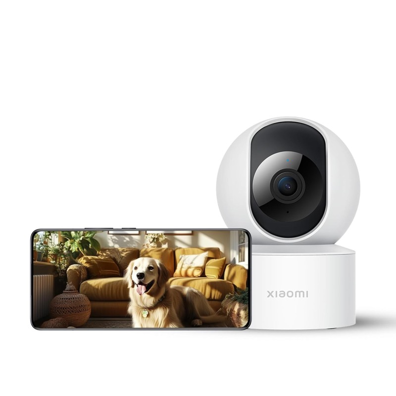 XIAOMI MI Wireless Home Security Camera 2i 2022 Edition | Full HD Picture | 360 View | 2MP | AI Powered Motion Detection White