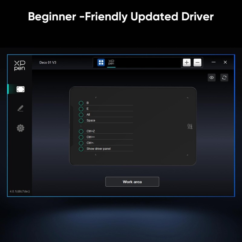 XPPen Updated Deco Mini7 V2 Drawing Tablet-16384 Levels of Pressure Battery-Free Stylus, 7 x 4 OSU Drawing Pad, 8 Hotkeys for Digital Art, Teaching, Gaming Graphic Tablet for Chrome, PC, Mac, Android