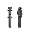 Xiaomi Selfie Stick with Micro USB Rechargeable Bluetooth Remote, Tripod Stand, Multifunctional Selfie Stick with Extendable Aluminium Monopod, 360 deg Rotation Phone Holder, Adjustable Grip (Black)