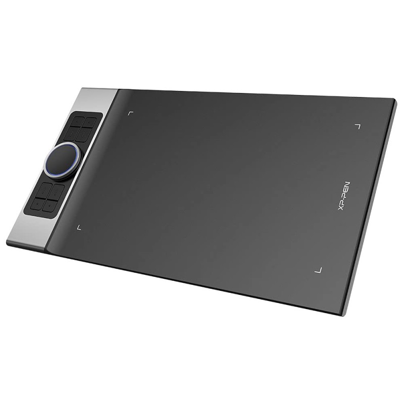 Xp-Pen Deco Pro Medium Graphics Drawing Tablet (11X6 Active Area, 8192 Levels of Pressure Sensitivity, Android Support, Ultrathin Pen Tablet Tilt Function, 8 Shortcut Keys & Drawing Glove) Black