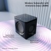 ZEBRONICS 1100 Watts Powerful Soundbar, 7.2.4 Home Theatre, Wireless, Dual Satellites & Driver Subwoofer, Dual Radiators Black