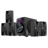 ZEBRONICS Basso 100 5.1 Home Theater Speaker with 5.25" Subwoofer, 90W RMS Powerful Bass, Bluetooth 5.1, Wall Mount