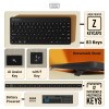 ZEBRONICS Companion 201 2.4GHz Wireless Keyboard & Mouse Combo, 83 Keys, AI Assist Key