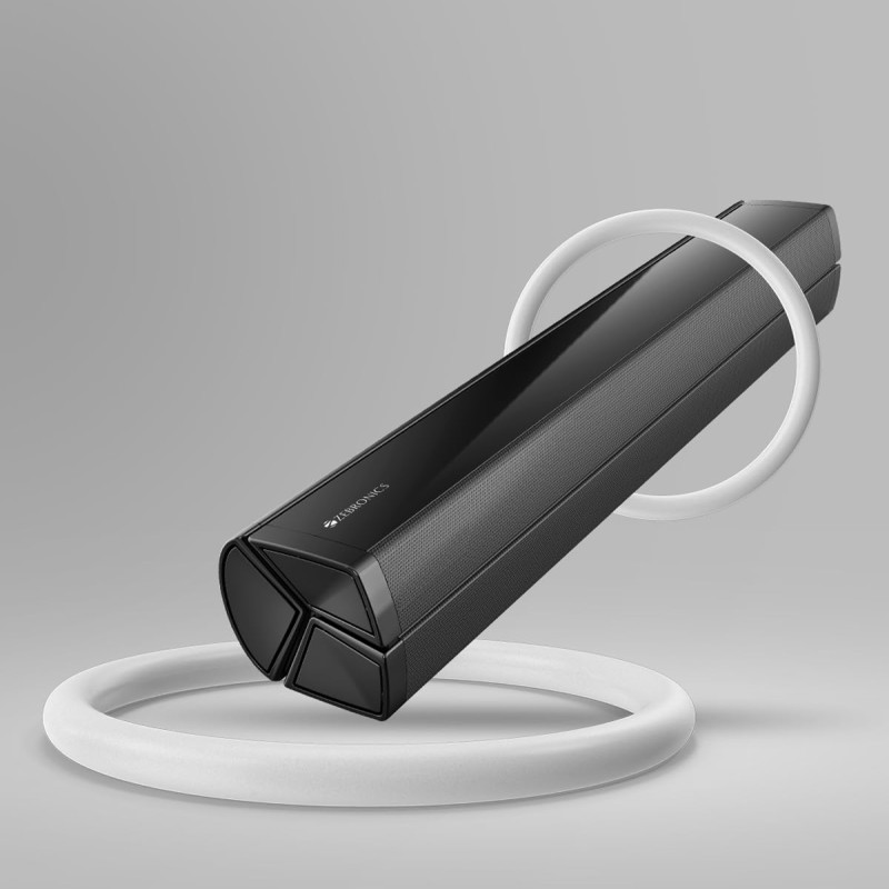 ZEBRONICS Juke BAR 100A Compact Soundbar with Subwoofer, 60W RMS Output, Powerful Bass, Glossy Design