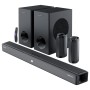 ZEBRONICS Juke BAR 9775, Dolby Soundbar, 650 Watts, 5.2.2 Surround, Dolby Atmos, Dual Wireless Subwoofer & Rear Satellites