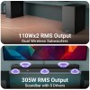 ZEBRONICS Juke BAR 9900 Soundbar, 725 Watts, DTS X, Dolby Atmos, 5.2.4 CH, 2X Wireless (Subwoofer & Satellites)
