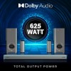 ZEBRONICS Juke bar 9550 pro 5.2 Soundbar (625 Watts), Dolby Audio, Dual Wireless Subwoofer & Wired Satellite, BT v5.3 Silver
