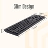 ZEBRONICS K24 Wired USB Keyboard, 104 Keys, Long Life 8 Million Keystrokes