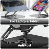 ZEBRONICS NS3000 PRO 360° Rotatable Laptop Stand, Supports up to 17” (43cm) Laptops, Tablets, Supports Max