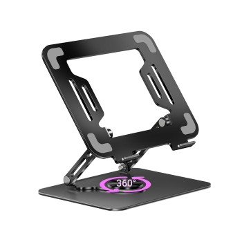 ZEBRONICS NS3000 PRO 360° Rotatable Laptop Stand, Supports up to 17” (43cm) Laptops, Tablets, Supports Max
