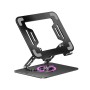 ZEBRONICS NS3000 PRO 360° Rotatable Laptop Stand, Supports up to 17” (43cm) Laptops, Tablets, Supports Max