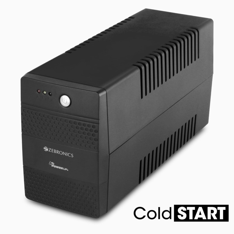 ZEBRONICS U735 600VA/360W Microcontroller Based UPS for Office Computers | Home PC with Auto Restart, Generator Compatible (Not for Routers)