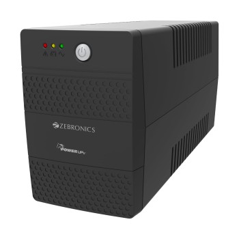 ZEBRONICS U735 600VA/360W Microcontroller Based UPS for Office Computers | Home PC with Auto Restart, Generator Compatible (Not for Routers)
