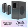 Zebronics 400 Watts Soundbar, 5.1 CH, Dual Rear Satellites, Triple Driver Soundbar, 6.5" Subwoofer,Bluetooth (Juke Bar 7400 Pro)