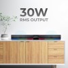 Zebronics Ace Plus Wireless Soundbar with 30W Output, Dual Passive Radiator, RGB Lights,Built-in Rechargeable Battery