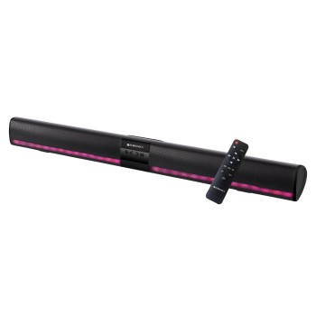 Zebronics Ace Plus Wireless Soundbar with 30W Output, Dual Passive Radiator, RGB Lights,Built-in Rechargeable Battery
