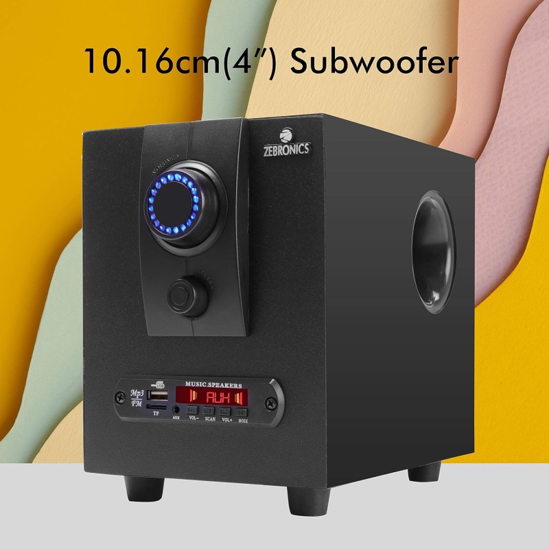Zebronics BT2717 55W 4.1 Multimedia Speaker with Bluetooth Supporting, USB, SD Card, AUX, Built-in FM and Remote Control