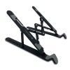 Zebronics-NS1500 Laptop Stand Featuring Foldable Design, Anti-Slip Silicone Rubber Pads, Supports