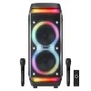 Zebronics Trolley DJ Speaker, 200W, Upto 9 Hours Playback, Dual 25.4cm Full-Range Drivers, Karaoke, TWS, BT v5.0, USB, SD (Party Fyre 102)