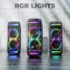 Zebronics Trolley DJ Speaker, 200W, Upto 9 Hours Playback, Dual 25.4cm Full-Range Drivers, Karaoke, TWS, BT v5.0, USB, SD (Party Fyre 102)