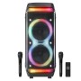 Zebronics Trolley DJ Speaker, 200W, Upto 9 Hours Playback, Dual 25.4cm Full-Range Drivers, Karaoke, TWS, BT v5.0, USB, SD (Party Fyre 102)